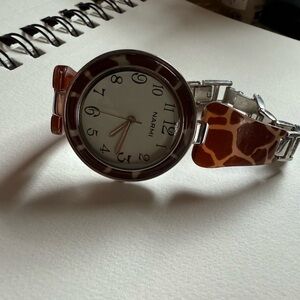 Narmi Women's Brown and Silver Watch